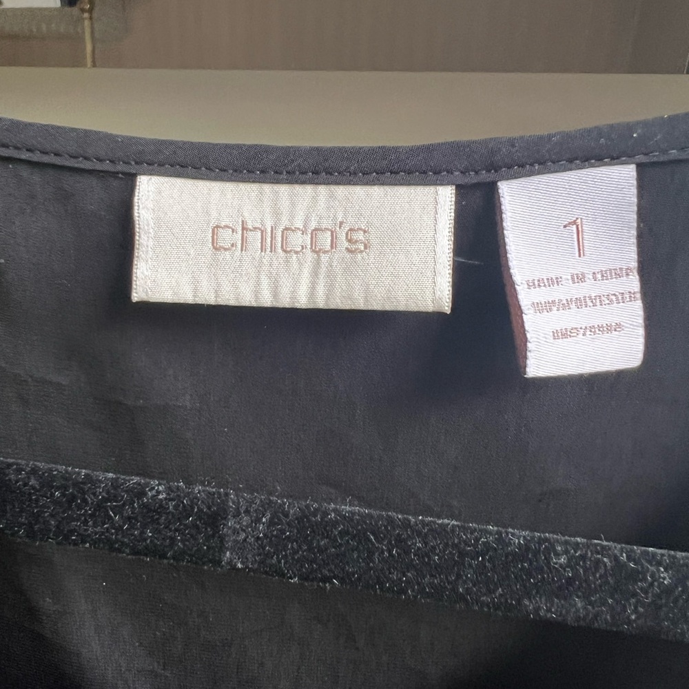 Chico's Black Sleeveless Top - Picture 4 of 7